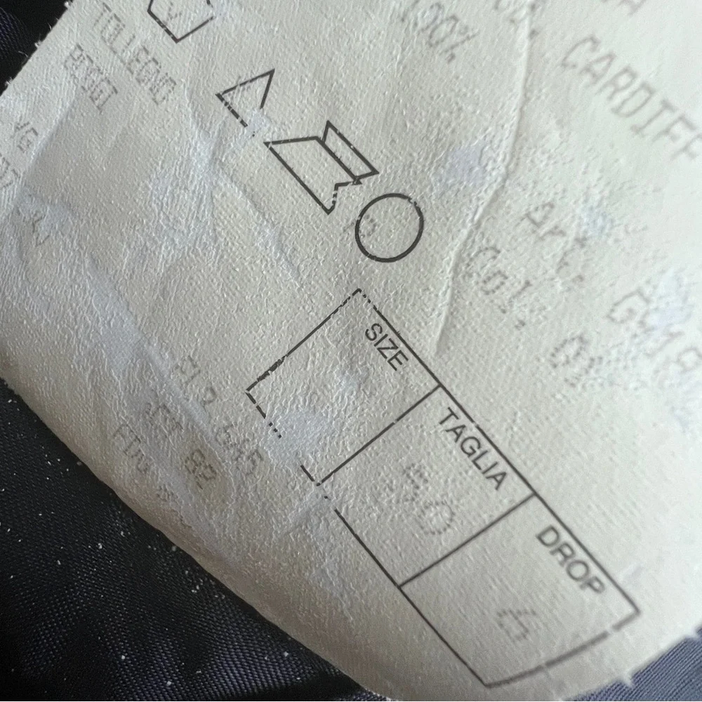 Boggi Navy Wool Blazer/Jacket SZ 50IT/40US Classic Chic Old Money Preppy Grandpa - Picture 16 of 16